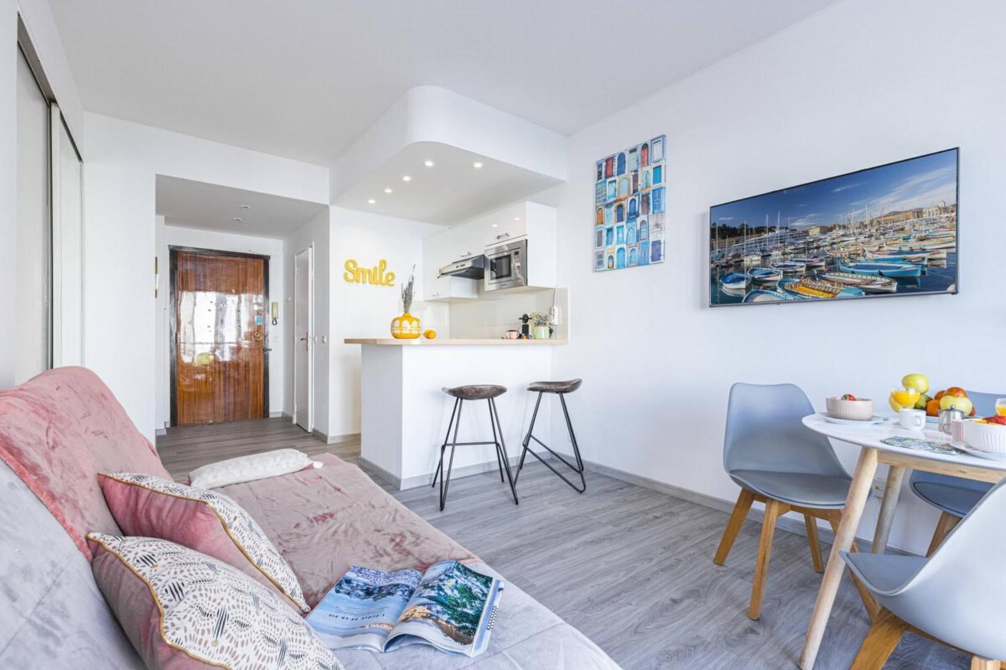 Buffa 21 - 2Min From The Sea - Terrace Apartment Nice Luaran gambar